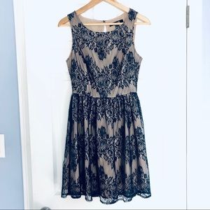 💍 Navy Lace Cocktail Dress